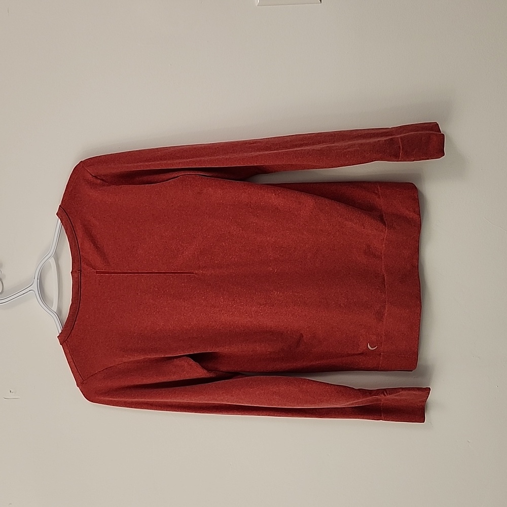 Zyia red fitted Activewear long sleeve shirt size S - Picture 4 of 6